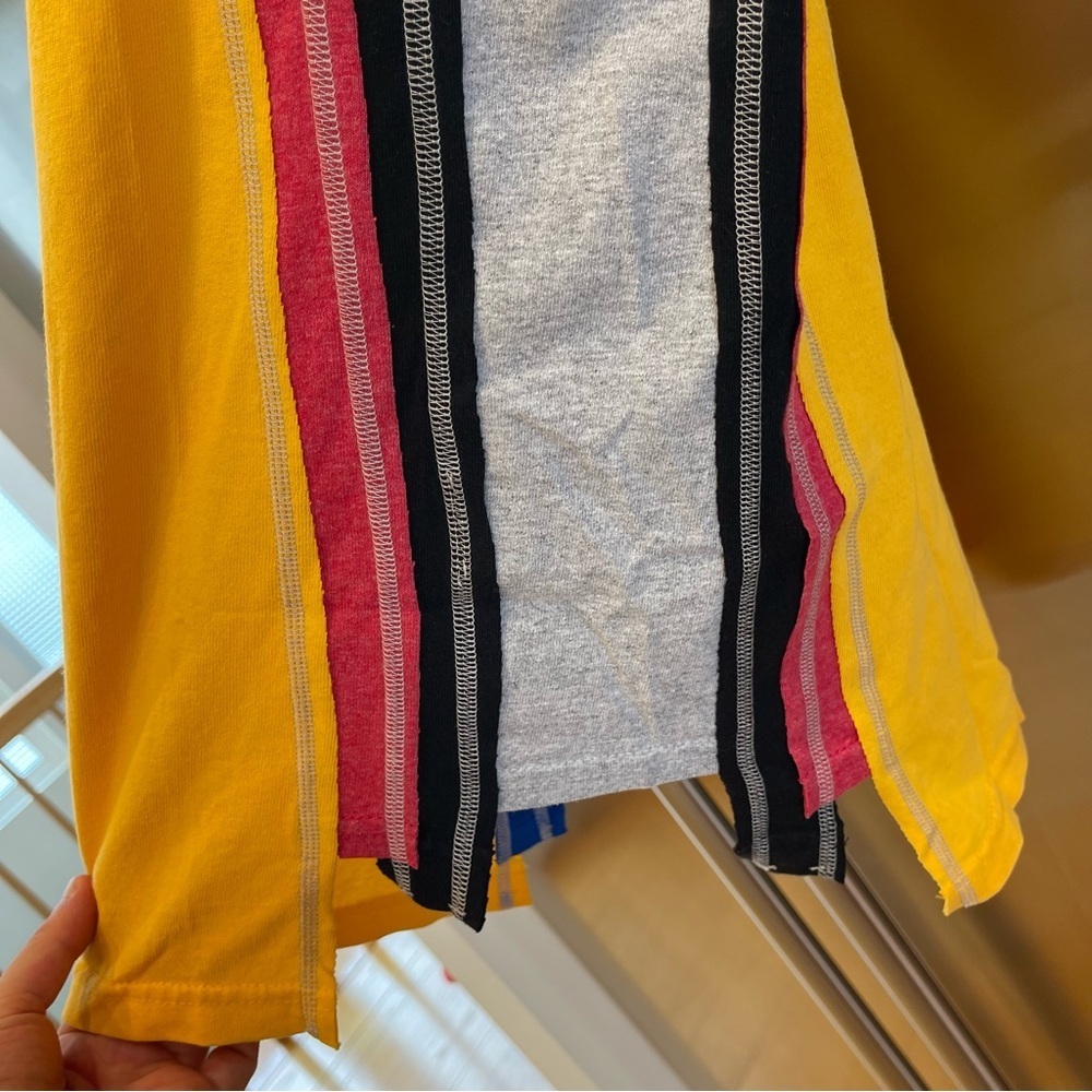 Nwt Needles 7 Cuts Shirt Short Sleeve , Vintage Reconstructed Collegiate Tees — image 6 of 8